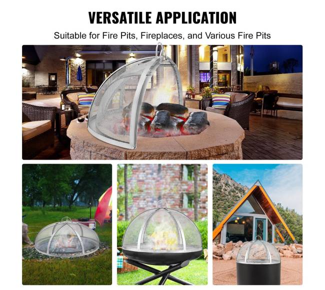 lauko laužavietės žarijų dangtis, 101 cm5