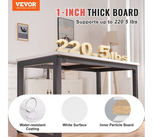 Stačiakampis stalviršis reguliuojamam stalui1