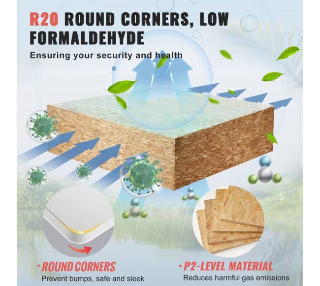 Stačiakampis stalviršis reguliuojamam stalui4