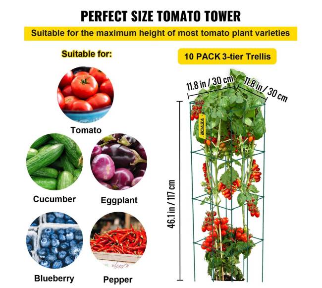 Pomidorų atramos, 10 vnt.2
