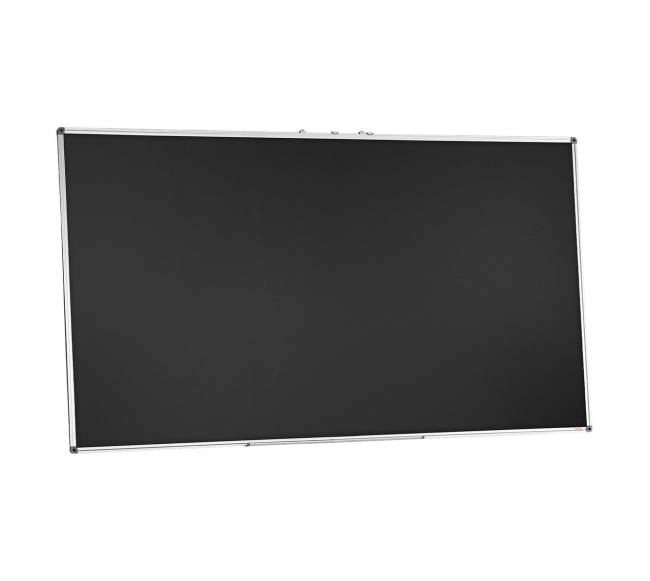 Juoda lenta su aliuminio rėmu 175 x 100 cm10