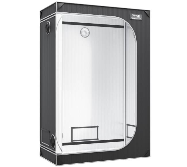 Hidroponikos auginimo palapinė 120 x 60 x 180 cm su langeliu9