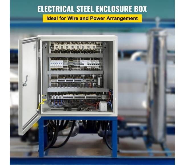 NEMA plieninė dėžė, IP66, su plokšte1