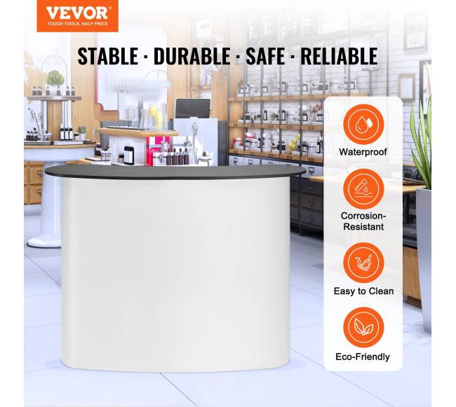 Nešiojama parodų podiumo staliukas, 130 x 46.5 x 95 cm1