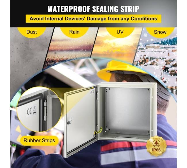 NEMA plieno dėžė, 50 x 50 x 15 cm3