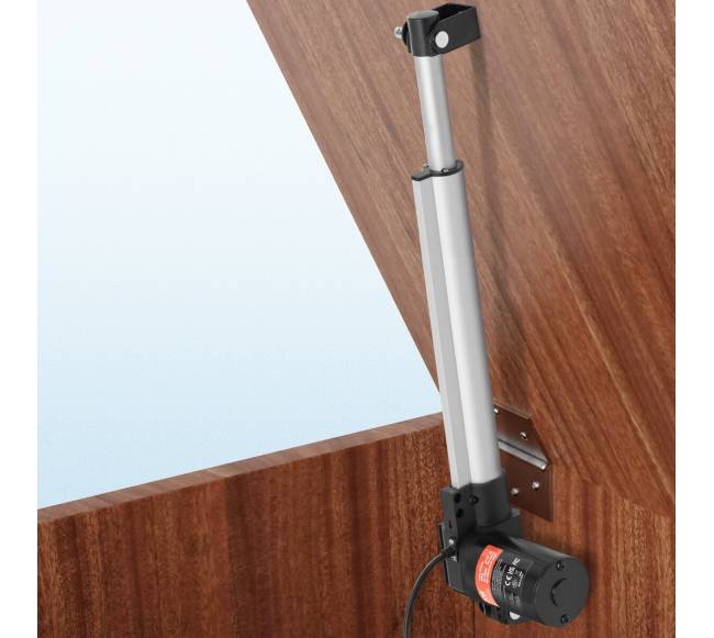 12V 300mm linijinis pavaras, 6000N su apsauga IP447