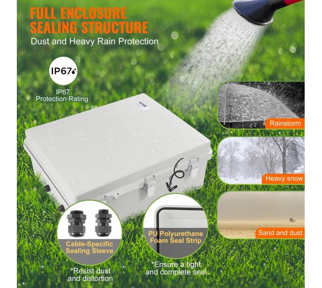 Lauko elektros jungimo dėžė IP672