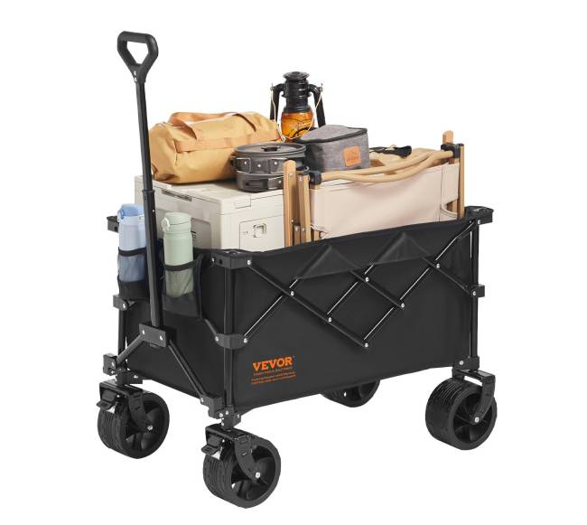 Sulankstomas vežimėlis su visureigiais ratais0