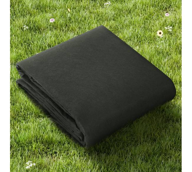 Juodas neaustinis geotekstilės audinys žvyro dangai0