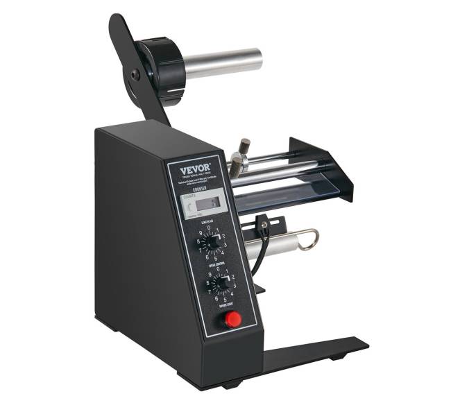 Automatinis etikečių dozatorius, reguliuojamas greitis0