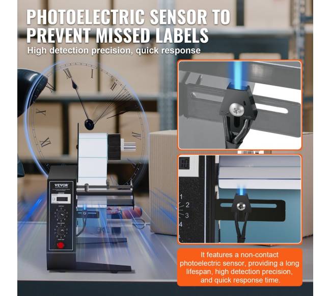 Automatinis etikečių dozatorius, reguliuojamas greitis5