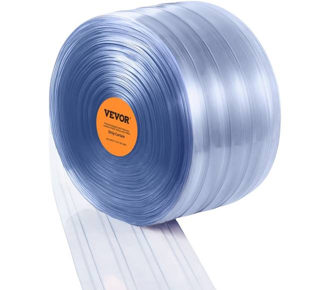 Skaidri PVC juostinė užuolaida 30 m8