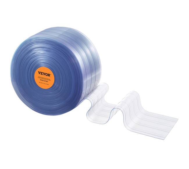 Skaidri PVC juostinė užuolaida 30 m10