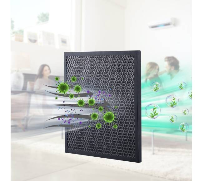 Aktyvūs anglies filtrai, 3 vnt., 400 x 400 mm7