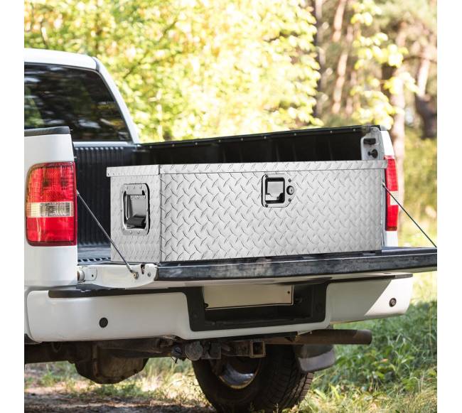 Aliuminio įrankių dėžė sunkvežimiui 30x13x9.6 cm7