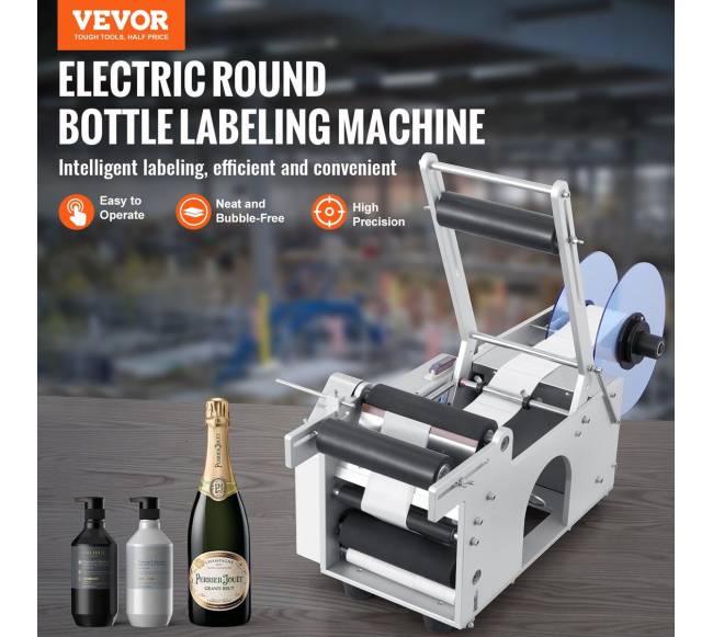 Pusiau automatinė etikečių klijavimo mašina1