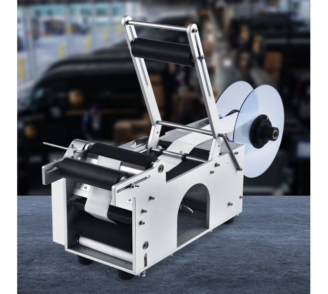 Pusiau automatinė etikečių klijavimo mašina7