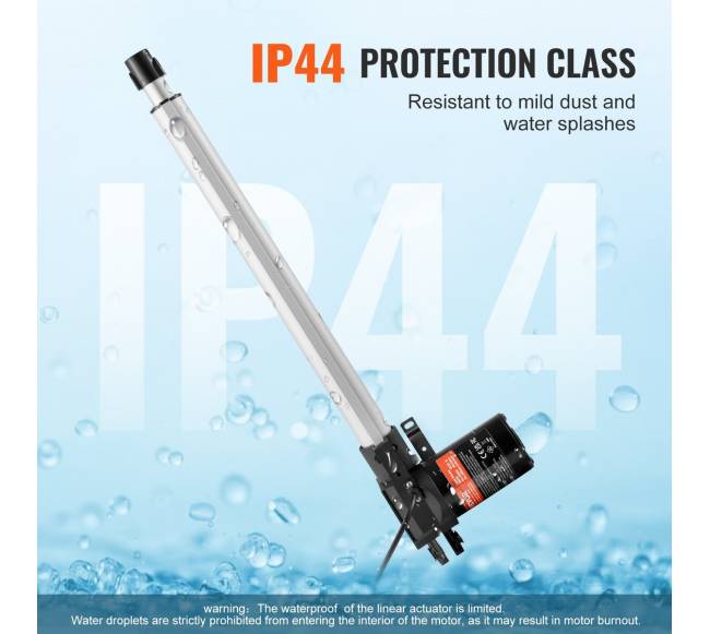 linijinis pavaras 12V 16in 6000N IP443