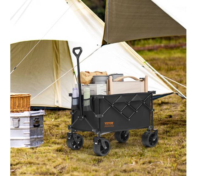 Sulankstomas vežimėlis su bekelės ratais7