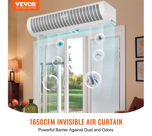 1,2 m patalpų oro užuolaida dviem greičiais1