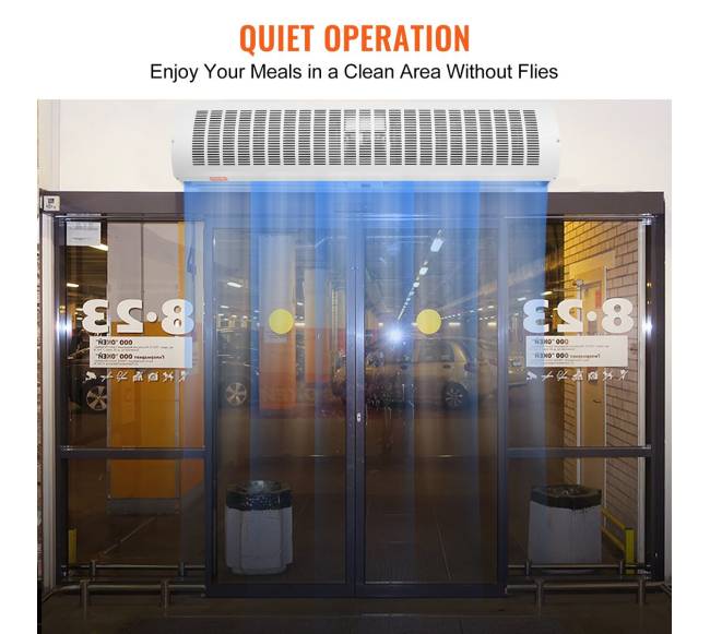 1,2 m patalpų oro užuolaida dviem greičiais2