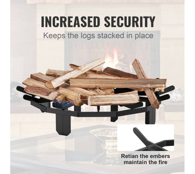 Rąstų grotelės 68 cm ketaus plieno3