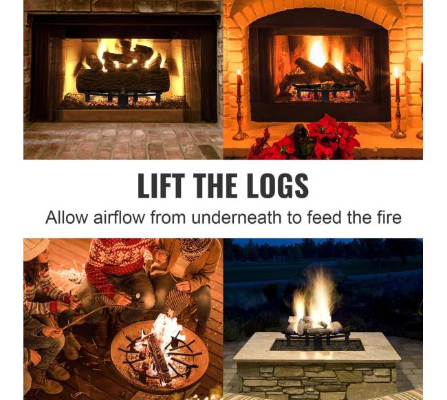 Rąstų grotelės 68 cm ketaus plieno5