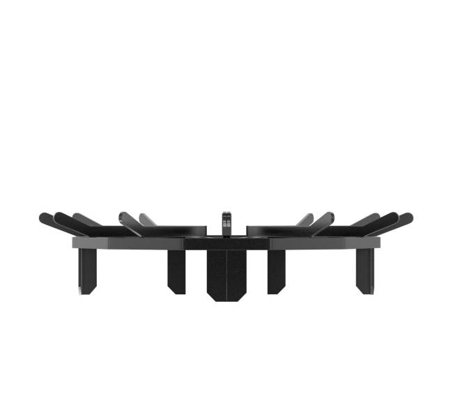 Rąstų grotelės 68 cm ketaus plieno9