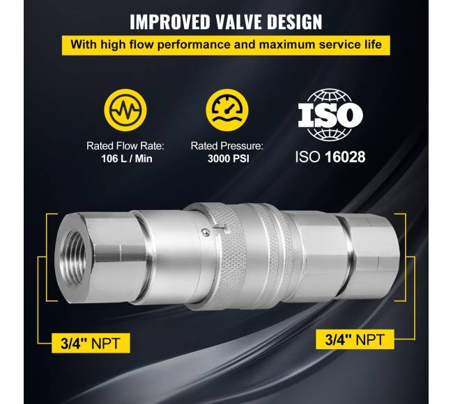 Hidraulinis greito jungimo movos 34 NPT2