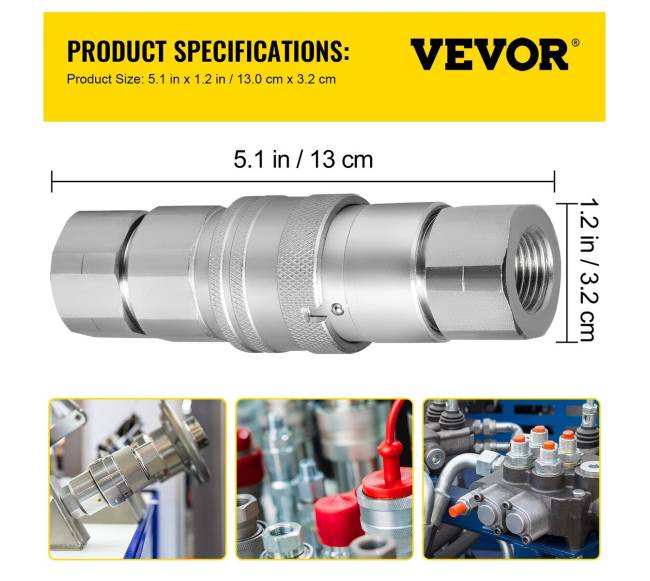 Hidraulinis greito jungimo movos 34 NPT6