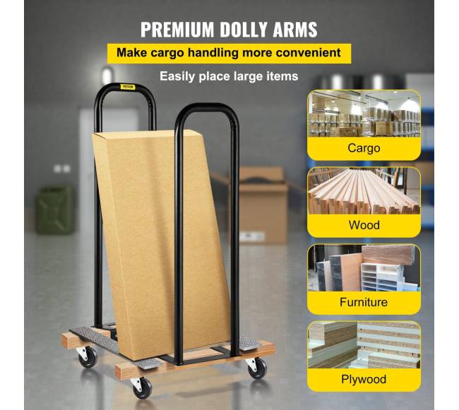 Plieninės rankos panelių vežimui, 250 kg1