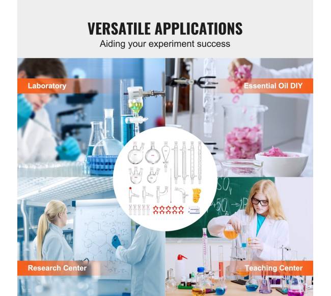 Laboratorinis distiliavimo rinkinys su 3.3 boro stiklu5