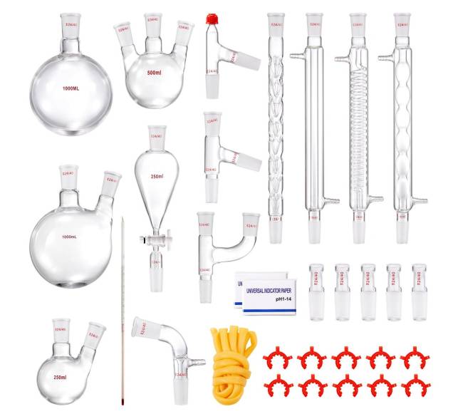 Laboratorinis distiliavimo rinkinys su 3.3 boro stiklu10