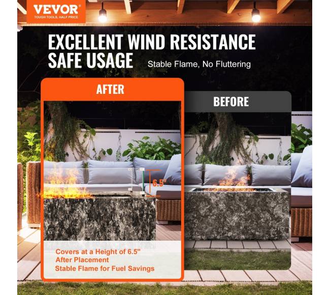 Stiklo vėjo apsauga lauko židiniui1