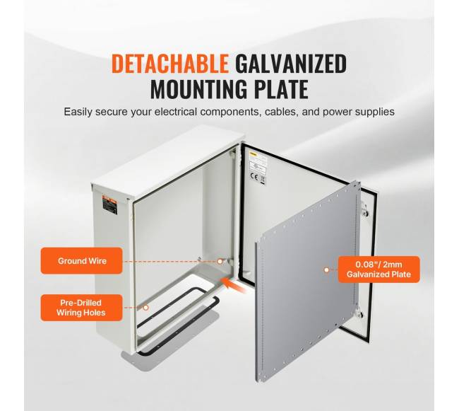 Elektrinė plieninė dėžė NEMA 4 išorei4