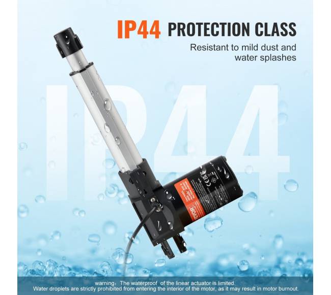 12V linijinis pavaros mechanizmas 150mm 6000N3