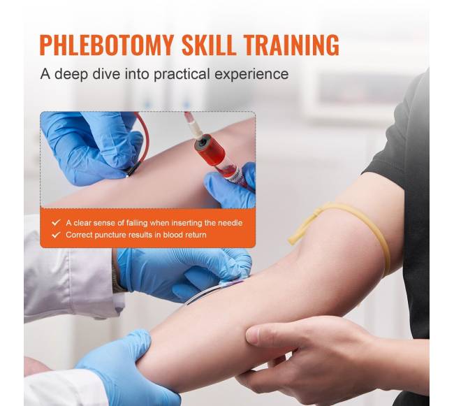 Flebotomijos treniruoklio rinkinys su laikymo krepšiu2