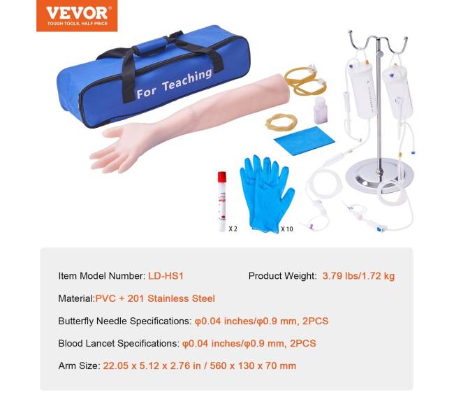 Flebotomijos praktikos rinkinys IV venopunkcijai6