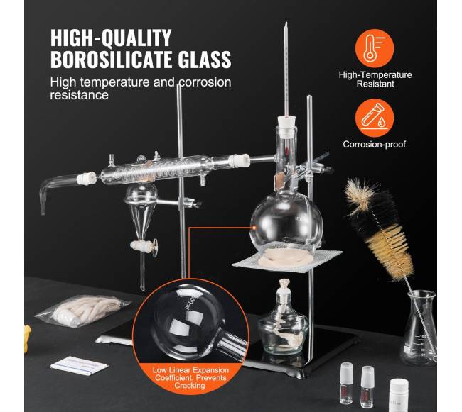 Eterinio aliejaus distiliavimo rinkinys, 500 ml2