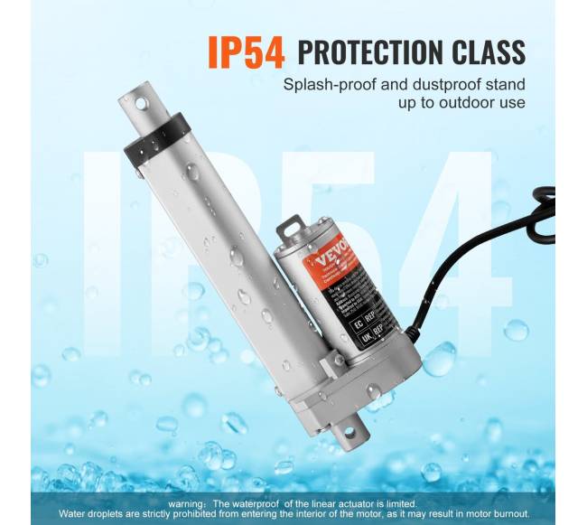 Linijinis 12V srovės pavaras 100mm 1500N3