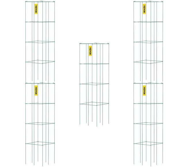 Pomidorų atramos iš plieno, 30 x 117 cm0