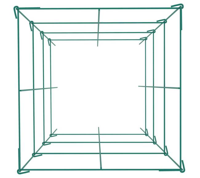 Pomidorų atramos iš plieno, 30 x 117 cm8