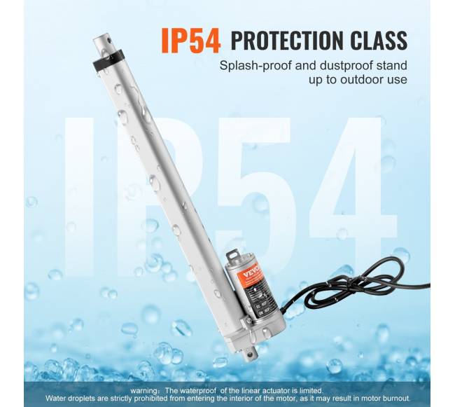 12V 300mm linijinis pavaros mechanizmas3