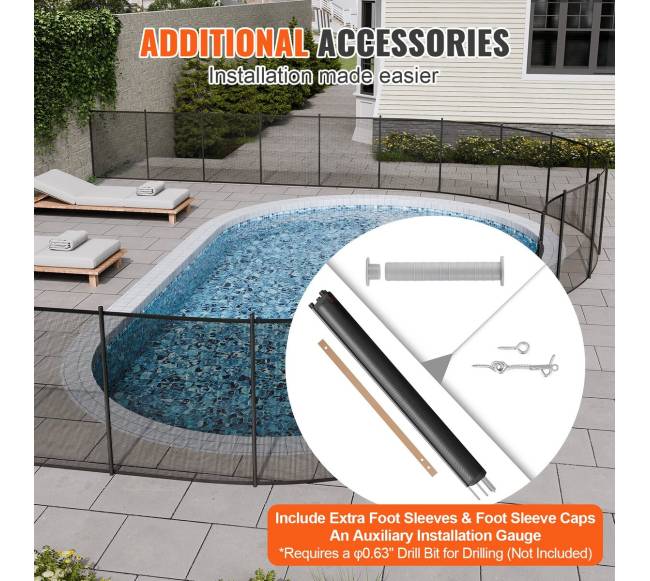 Baseinas tvora 4 x 12 FT vaikų saugumui5