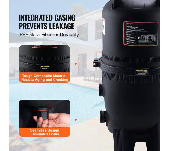 Baseino kasetinis filtras, 40 kv.m filtravimo plotas2