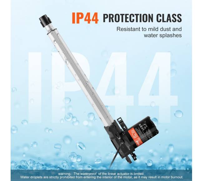 12V linijinis pavaras, 350 mm, 6000N3