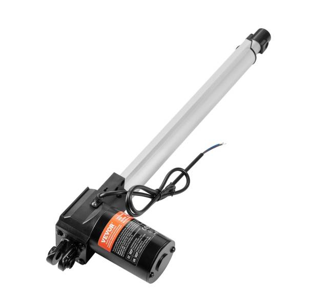 12V linijinis pavaras, 350 mm, 6000N8