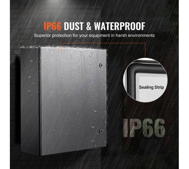 Nerūdijančio plieno elektros dėžutė, IP663