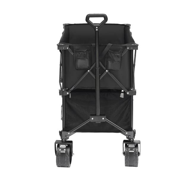 Sulankstomas dviejų aukštų vežimėlis su visureigio ratais8