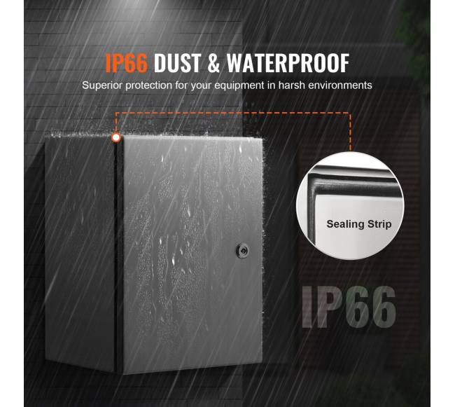 Nerūdijančio plieno elektros dėžė, IP663